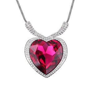 Collana con Ciondolo Cuore dell'Oceano Blu Titanic, Amore per Sempre - Product Image 5