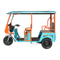 Prix compétitif, tricycle électrique Bajaj E Rickshaw, carrosserie ouverte, 4 passagers