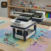Impresora UV Plana Automática de Alta Velocidad NEWIN I3200/I1600 con Cabezal de Impresión CMYK para Papel/Tarjetas/PVC/Acrílico/Cartón/Teléfonos