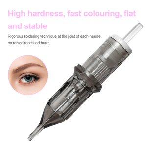 Agujas de Cartucho Desechables para PMU, Puntas de Aguja de Acero Inoxidable para Tatuajes de Cejas y Labios, Maquillaje Permanente, Uso Profesional en Estudio - Product Image 2