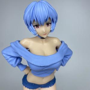Figurine d'action <span class=keywords><strong>Rei</strong></span> <span class=keywords><strong>Ayanami</strong></span>, petite sœur, petite amie, PVC, été, Japon, cheveux courts, belle fille, anime, décoration GK, ornements - Product Image 2