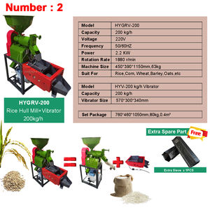 Sıcak satış en kaliteli 200-1000 kg/saat taşınabilir kombine buğday arpa sorgum mısır ticari otomatik pirinç değirmen parlatıcı makinesi - Product Image 4
