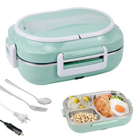 Benutzer definierte 12V/24V/110V/220V tragbare beheizte elektrische Lunchboxen Food Warmer elektrische Lunchbox