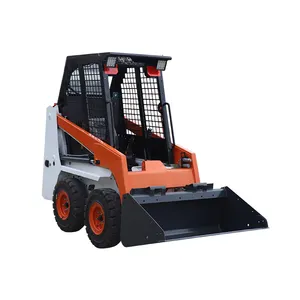 Used Mini Skid Steer Loader 3 ton wheel small skid steer mini loader with bucket