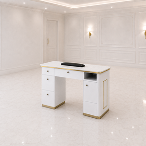 Muebles Modernos <span class=keywords><strong>de</strong></span> Lujo para <span class=keywords><strong>Salón</strong></span> <span class=keywords><strong>de</strong></span> <span class=keywords><strong>Uñas</strong></span> con Colector <span class=keywords><strong>de</strong></span> Polvo, Mesa <span class=keywords><strong>de</strong></span> Manicura al por Mayor, Estante <span class=keywords><strong>de</strong></span> Exhibición, Juego <span class=keywords><strong>de</strong></span> Sillas para <span class=keywords><strong>Salón</strong></span> y Técnico - Product Image 2