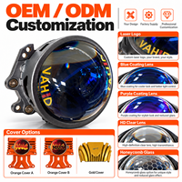 Phares de projecteur Bi-LED universels de 3 pouces pour voiture, lentille de projecteur LED, faisceau haut et bas, rénovation de phares automobiles, vente en gros d'usine
