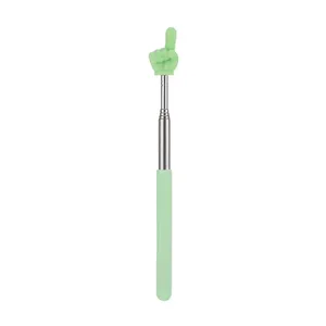 Pointeur rétractable mignon et simple pour enseignant, couleur gelée, en acier inoxydable télescopique, pointeur de doigt en acier inoxydable - Product Image 6