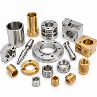 Pièces usinées CNC de précision en acier inoxydable, aluminium, laiton, cuivre, composants de tournage et de fraisage, services d'usinage sur mesure OEM ODM