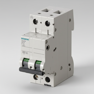 Interruptor Automático Bipolar de CA Tipo MCB 5SL62067RC con Curva Tipo C, Capacidad de Ruptura de 6 a 7.5 KA - Product Image 1