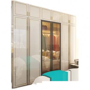 Handmade Custom Solid Wood Modern <b>Sideboard</b> Foldable Walk-In Wardrobe <b>Storage</b> Shelves Organizer Set Eco-Friendly Home Furniture - Product Image 5