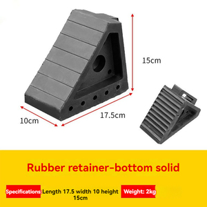 Chất lượng cao bền Polyurethane tốc độ vết sưng xe bánh xe chock <span class=keywords><strong>Dolly</strong></span> giảm khối bánh xe nêm mới tốc độ cao va chạm - Product Image 2