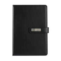 Juego de regalos corporativos personalizables A5 cuaderno planificador diario de cuero PU de tapa dura con bolígrafo y caja para oficina promocional