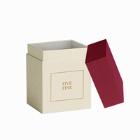 Boîte cadeau de luxe personnalisée en carton rigide pour huiles essentielles, finition mate, matériaux recyclés, couvercle et base en deux parties pour cosmétiques et cils