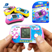 Console de Jeu Vidéo Rétro Portable Mini avec 23 Jeux Classiques Intégrés, Jouet Électronique Portable 9x5 cm pour les Voyages et les Fêtes