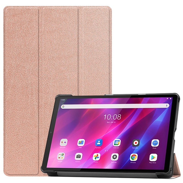 Good Quality Slim Light Cover Trifold Stand Hard Pc Middle Case Folio Case for Lenovo Tab K10 Tb-X6C6 10.3 Inch