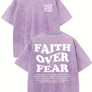 Moisture-<b>Wicking</b> 100% Cotton Knitted T-Shirt Regular Fit Sublimation Print Unisex Summer Casual - Product Image 4