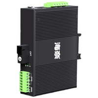 Émetteur-récepteur à fibre optique trois-en-un RS232/485/422 |   Convertisseur bidirectionnel à fibre unique SC Simplex |   1 paire |   FTTH |   Haina