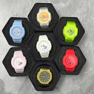 Vente en gros usine : Accessoires de <span class=keywords><strong>montre</strong></span>, boîtier de <span class=keywords><strong>montre</strong></span> griffe d'ours plaqué or avec diamants Moissanite VVS pour GA2100 - Product Image 1