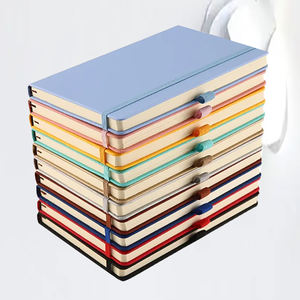 Venta al por mayor fabricante <span class=keywords><strong>profesional</strong></span> personalizado A5 Pu cuero impresión Tapa dura diarios Logo planificadores cuaderno de notas cuaderno escolar - Product Image 2