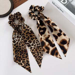 Coleteros con Lazo y Diseño Animal, de Tela Suave y Elástica, para Peinados Versátiles de Mujer - Product Image 4