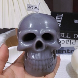 TOOWIN Halloween Skull <b>Candles</b>, Funny And Scary Handmade <b>Gift</b> Ornaments, Skull-Shaped Scented <b>Candles</b> - Product Image 1