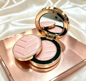 Colorete en polvo de textura de cuero de lujo, 6g, tres en uno, colorete en polvo, sombra de ojos facial, duradero, maquillaje natural, multicolor OEM - Product Image 2