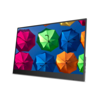 Javoda Moniteur portable à écran LCD de jeu Full HD 14 et 15.8 pouces 1080P avec USB pour extension d'écran mobile pour ordinateur portable