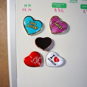 Imanes de Refrigerador con Foto 3D y Logotipo Personalizado, Imán de Cristal con Forma de Corazón para Refrigerador, Promocional y Personalizado - Product Image 1