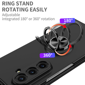 Étui de luxe antichoc en PC rigide avec anneau métallique rotatif à 360° et support pour <span class=keywords><strong>Samsung</strong></span> <span class=keywords><strong>Galaxy</strong></span> Z Fold 8 7 6 5 <span class=keywords><strong>4</strong></span> Z Flip 7 6 5 - Product Image 5