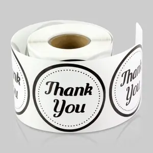 Manufacturers Custom Private Brand Name Printing Logo Adhesive Roll Labels Stickers For Packaging