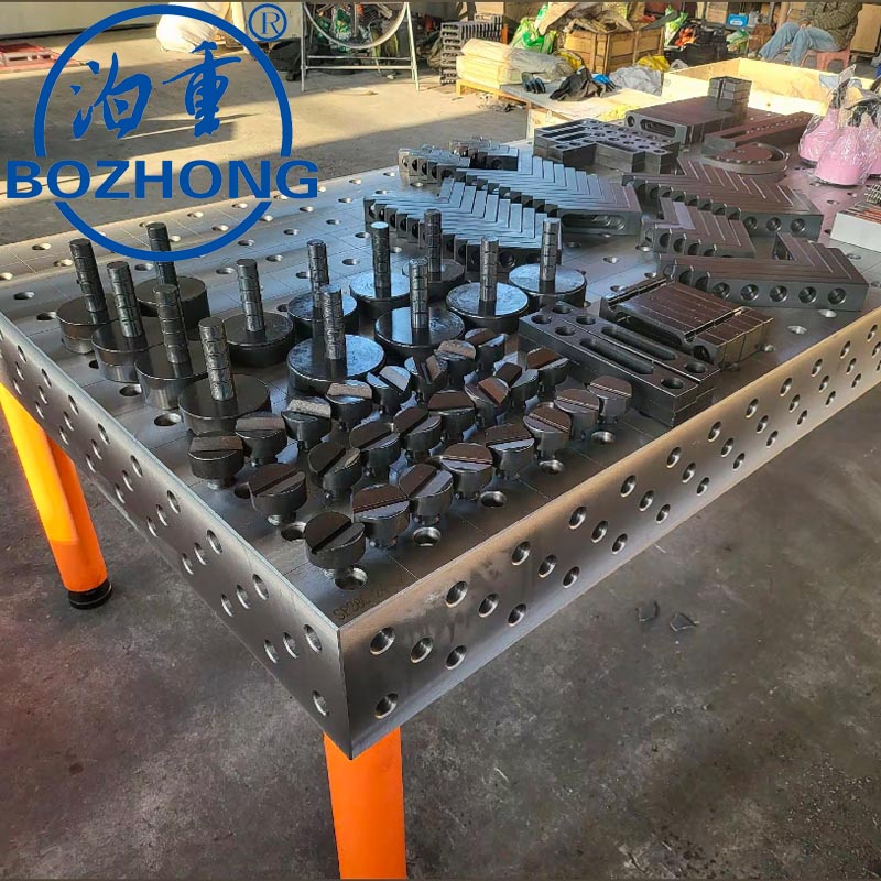 China High Quality 3D Welding Table with Steel Clamps Metal Components Essential Equipment for Soldering Station Used and New