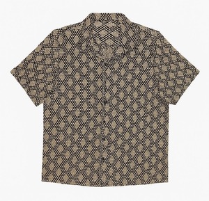NNJBR Chemise à manches courtes pour hommes, imprimé floral, noir, orange, bleu, col rabattu, tenue d'été décontractée - Product Image 5