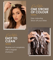 Bâton de coloration capillaire naturelle professionnelle Clubday pour cheveux, pour couvrir les cheveux blancs, facile à nettoyer