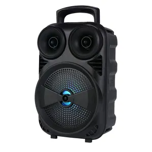 HF-662 Soundbar portabel 6.5 inci, Speaker Soundbar portabel harga rendah, sistem DJ, Hi-Fi, Speaker Bluetooth Karaoke dengan mikrofon
