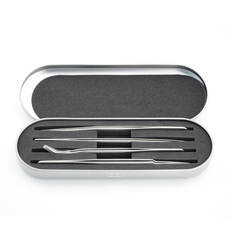 NAGARAKU Pinzas Eyelash Isolating Tweezers Precision