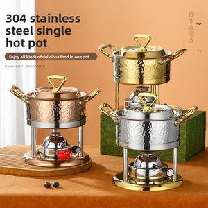 Set di Scaldavivande Portatile di Lusso in Acciaio Inox 304 Dorato per Buffet, Ristoranti e Mense - Product Image 2