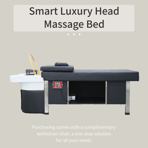 Cama de Lujo para Lavado de Cabello con Terapia Capilar, Circulación de Agua Termostática, Fototerapia de 7 Colores <span class=keywords><strong>y</strong></span> Masaje para Salones de Belleza - Product Image 2