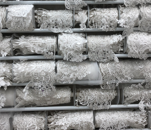 Ultimo 3D paillettes ricamato pizzo <span class=keywords><strong>da</strong></span> <span class=keywords><strong>sposa</strong></span> in seta solubile in acqua auto <span class=keywords><strong>da</strong></span> <span class=keywords><strong>sposa</strong></span> in pizzo per <span class=keywords><strong>vestiti</strong></span> e cappelli decorazione perline - Product Image 2