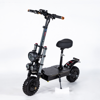 Trottinette électrique pliable LEO 5600W 20Ah 60V avec pneus larges