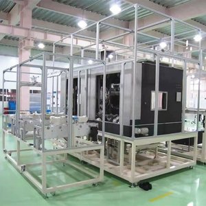 Custom Aluminum Alloy Equipment Frame 6063 6000 Series Anodized Square Industrial Profiles For Automation Support - Product Image 1