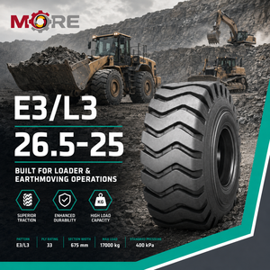 ยาง OTR ขนาด 26.5-25 ลาย E3/L3 28PR 32PRC สำหรับงานเหมือง ก่อสร้าง รถตักดิน รถดันดิน ยางสำหรับงานหนักนอกถนน - Product Image 4
