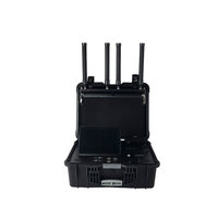 Détecteur de drones portable 300-6000 MHz 10 KM, protection IP65, autonomie de vol de 4h, certifié CE, dispositif de sécurité anti-drone UAV pour les émeutes de drones