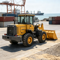 Équipement de terrassement hydraulique fiable de qualité supérieure, 16,8 tonnes, 217 CV, pour la manutention portuaire, chargeuse sur pneus