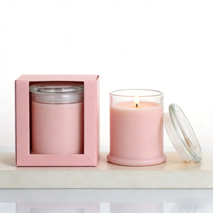 Pot à bougie en verre transparent de 70 ml/220 ml/360 ml avec couvercle en verre et joint pour la décoration de la maison - Product Image 3