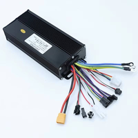 Contrôleur de moteur à ondes sinusoïdales 40A pour vélo électrique, scooter, bicyclette 48V 52V 60V 72V 1500W 2000W avec 3 modes