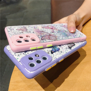 Star Epoxy Glitter Butterfly Phone Case per <span class=keywords><strong>Samsung</strong></span> S23 S22 <span class=keywords><strong>S21</strong></span> Plus Ultra S20 <span class=keywords><strong>S21</strong></span> <span class=keywords><strong>FE</strong></span> A13 A53 Fashion Girls custodie antiurto - Product Image 4