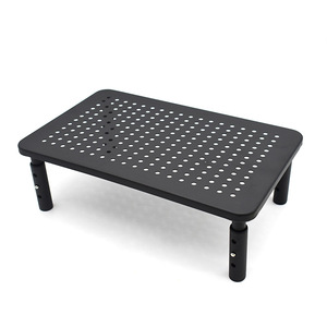 Máy tính xách tay kim loại đứng Riser 4 chiều cao có thể điều chỉnh màn hình đứng với luồng không khí lỗ thông hơi mang 20kg bàn tổ chức cho màn hình - Product Image 5