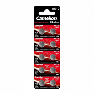 Batteria alcalina a bottone Camelion Ag10 Lr54 1.5V Confezione da 10 - Product Image 2