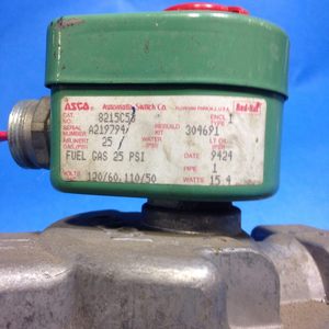 Válvula Solenoide de Gas Asco de 1 Pulgada Normalmente Abierta para Gas Combustible, 25 PSI, Cuerpo de Aluminio - Product Image 3