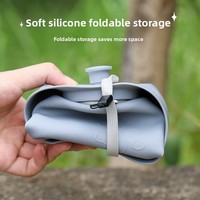 Bol pliable pour chien en silicone de qualité alimentaire, personnalisable avec logo, directement de l'usine, pliable, portable, pour les voyages, en plein air, vente en gros pour animaux de compagnie